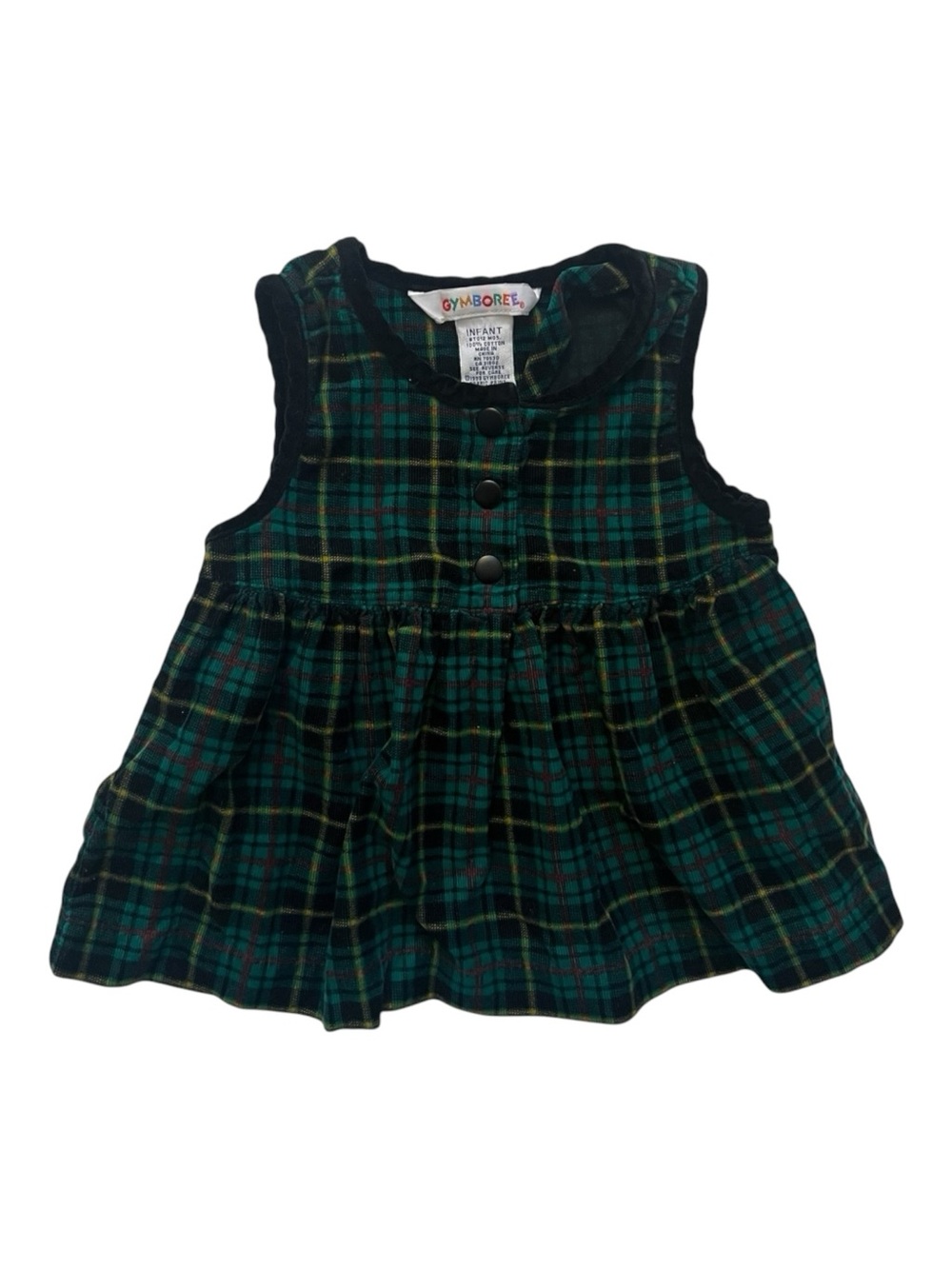 Baby Girl Vintage 90s Christmas Dress
